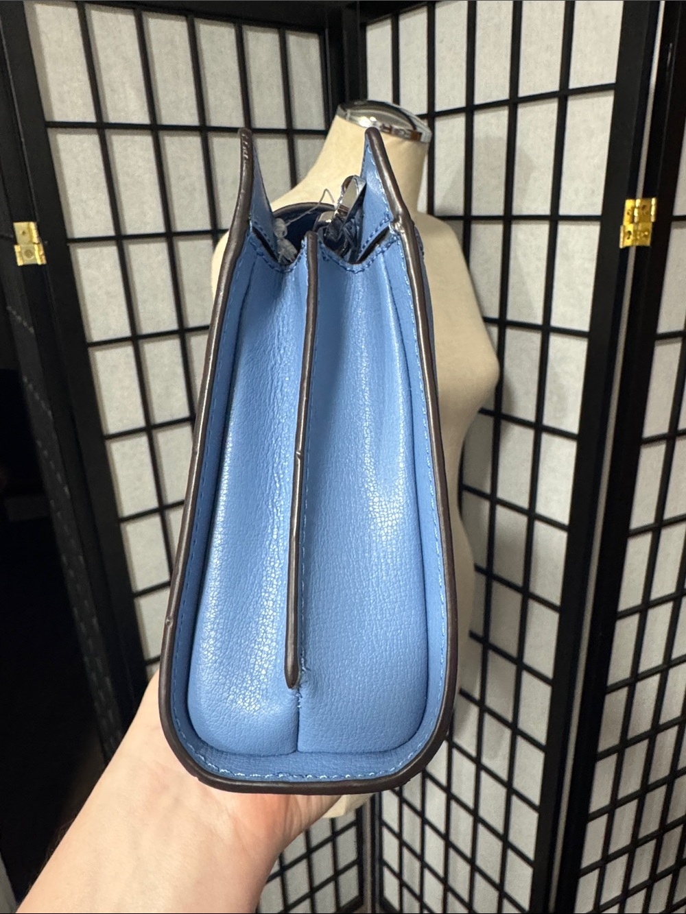MICHAEL KORS MOTT clutch crossbody FRENCH BLUE - Picture 3 of 12